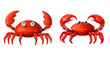 © Thamidu - cartoon crab on a transparent background