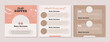 © redgreystock - Customer service review template, testimonial posts for social media or website. Product rate feedback. Web banners or story set design of client opinion with gold stars, user icon and text messaging.
