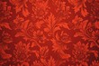A Red wallpaper with ornate design, in the style of victorian, repeating pattern vector illustration