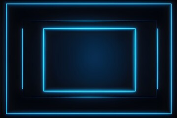 neon glowing frame