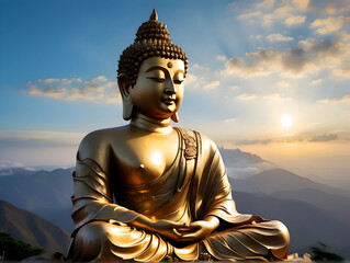 Wall Mural - buddha statue