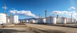 © istia - petroleum storage tanks in oil storage terminal companies