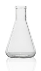 Wall Mural - Medical glassware, flask, on an empty background. PNG