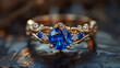 Vintage Luxury Sapphire Ring