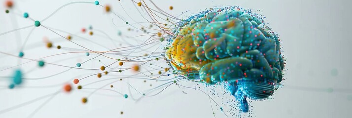 An abstract representation of artificial intelligence learning