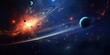 © Nopparat - A cosmic style with planets stars or galaxies.