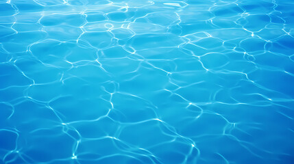  blue water in pool background