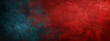 Simple and minimal red and blue color texture background