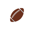 American football ball icon. Vector illustration.