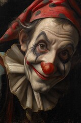 Wall Mural - Portrait of a jester