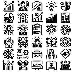 set of icons for web design