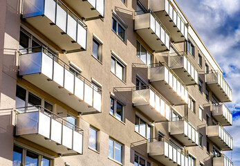 Poster - facade of a house in austria