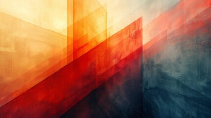 Wall Mural - polygons and lines, creating digital abstract background