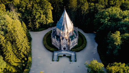 Canvas Print - Schwarzenberg Tomb: A Neoclassical masterpiece in Trebon