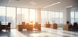 © Andrey_Arkusha - Blurred office background. Generative AI