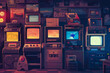 © Michal Kaniorski - retro arcade gaming background