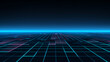 © jiejie - Cyberspace grid background, blockchain and abstract technology background