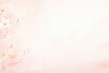 Poster - delicate flowers frame, creating a harmonious and visually appealing composition