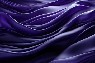 Aufkleber - Swirling waves of purple hues create a mesmerizing abstract background, evoking a sense of movement and fluidity