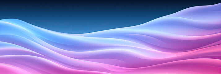 Aufkleber - Vibrant abstract waves in pastel gradient colors, creating a smooth, flowing, and dynamic background.