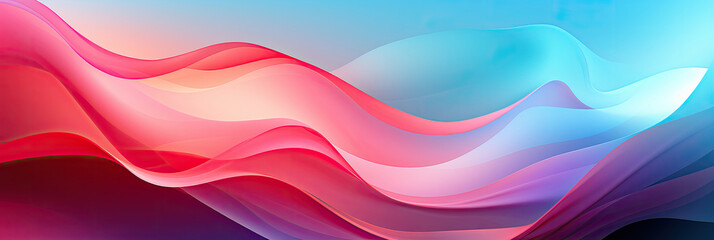 Canvas Print - featuring wavy shapes that swirl and dance across the canvas