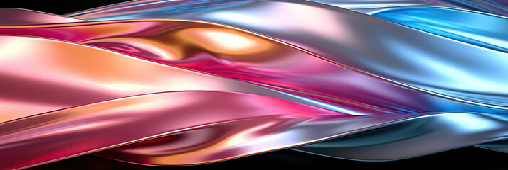 Aufkleber - A detailed view of a shiny metal object reflecting light, showcasing intricate details and a sleek surface