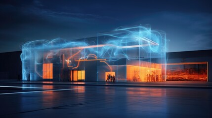 Internet connection visualized