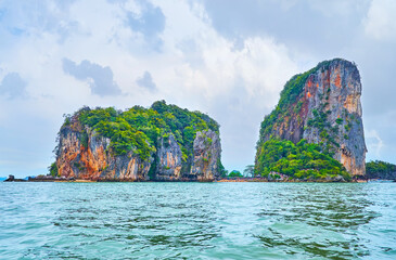 Sticker - The boat trip along the coast of James Bond Island (Khao Phing Kan), Thailand