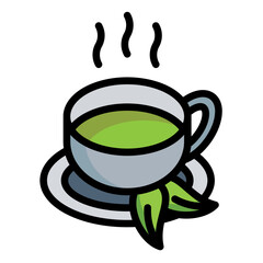 Sticker - Green Tea Icon