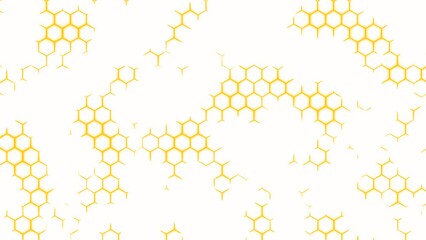 Wall Mural - abstract background with hexagon shapes. design. fragment of plastic honeycomb imitation.