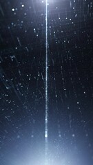 Wall Mural - shining digital network dots and lines loop vertical animation.