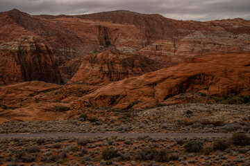 Wall Mural - Desert Rocks Snow Canyon State Park State Gorgeous Landscape
