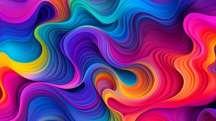 Background with vibrant colors. Abstract colorful background. futuristic background with wavy seamless pattern texture