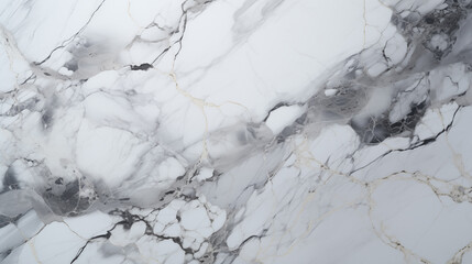 Aufkleber - White marble texture in natural pattern with high resolution for background