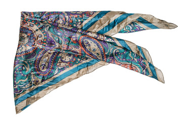 Paisley kerchief isolated