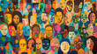 © Nadun - People from different cultures, backgrounds, and ages, symbolizing the richness and diversity of the global population. World Population Day Concept