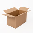 © takeoff studio - open empty corton box on white background