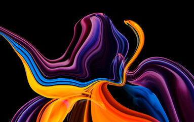 Wall Mural - Color design background, Gradient colorful abstract background, luxury abstract for a mobile screen concept, mobile screen, phone desktop and wallpaper,