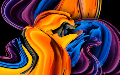 Wall Mural - Color design background, Gradient colorful abstract background, luxury abstract for a mobile screen concept, mobile screen, phone desktop and wallpaper,