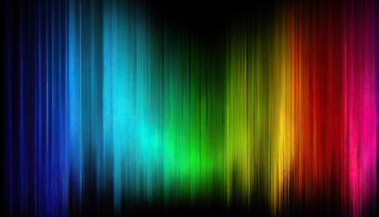 Wall Mural - Wallpaper with rainbow gradient colors. Ai generated.