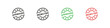 Approved and rejected stamp vector icon. Approve, reject quality stamps.