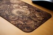 Detailed image of a high-quality mousepad with intricate patterns and textures