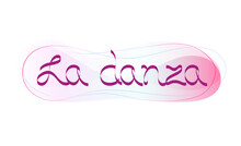 La Danza Logo For Dancing Courses, Dancing Shcool