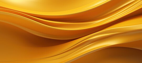 Wall Mural - gold color wave pattern, luxurious 62