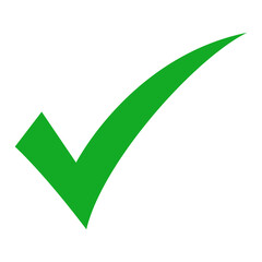 Green check mark, isolated tick symbols, checklist signs, and an approval badge. Flat and modern checkmark design, vector illustration.