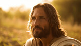 Fototapeta  - Jesus addresses his followers with love and compassion, his teachings delivered with clarity and conviction, inspiring faith and devotion in those who have chosen to follow him.