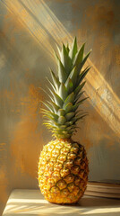 Wall Mural - pineapple on the table