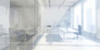 © Nedrofly - A defocused view of a standard office room with a desk and chair, creating a blurred background.