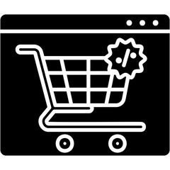 Poster - Shopping Cart Icon