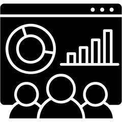 Canvas Print - Sales Data Icon